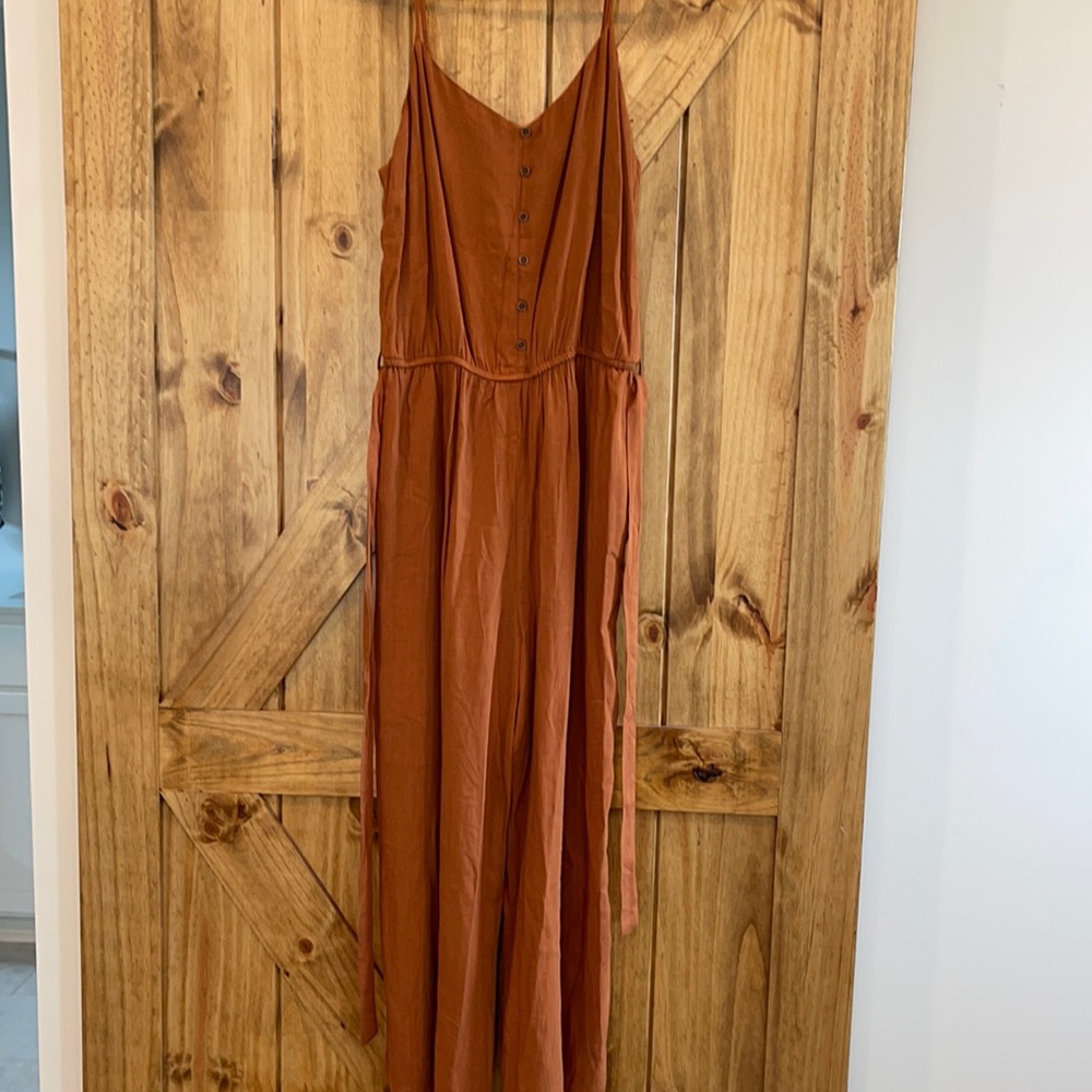 Burnt Orange Jumpsuit